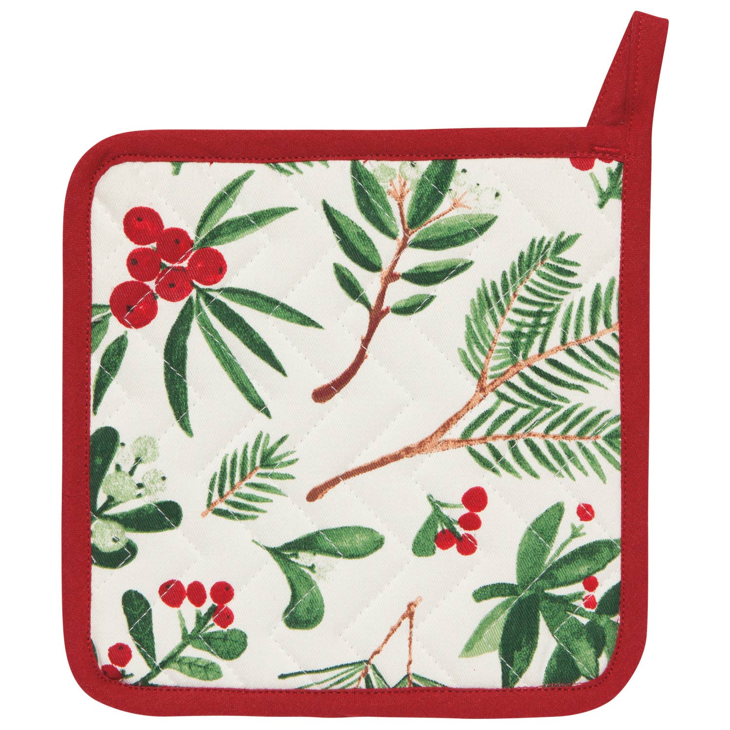 Winterberry Christmas Chef Potholder