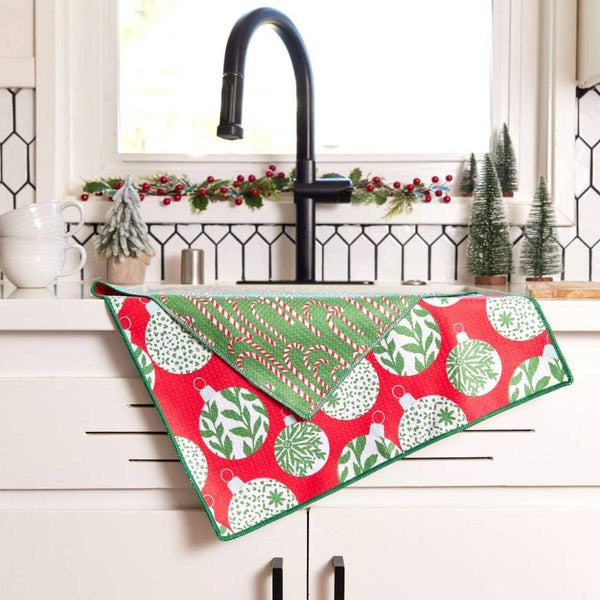 Tea Towel, Scandi Ornaments