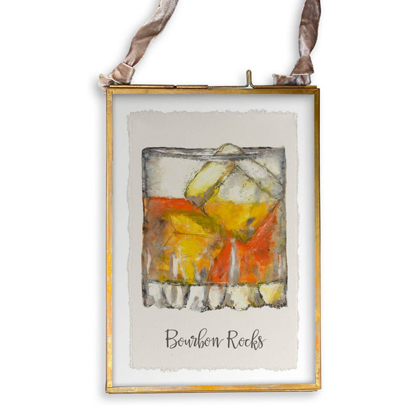 Tea Towel, Bourbon Rocks