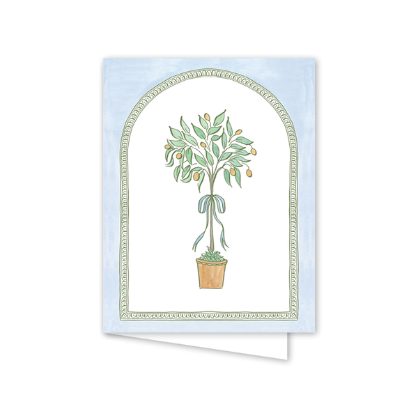 Boxed Cards, Set/8 Capri Kumquat Topiary