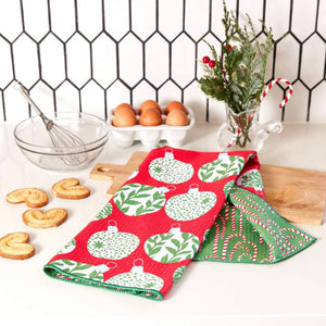 Tea Towel, Scandi Ornaments