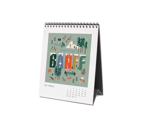 2025 Desk Calendar, Greetings from Around the World