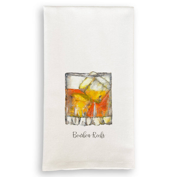 Tea Towel, Bourbon Rocks