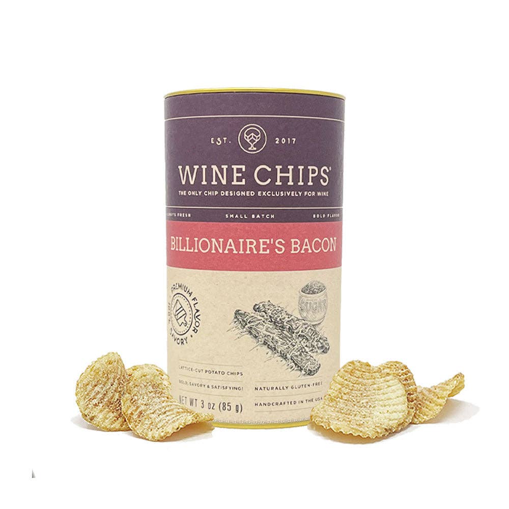 Wine Chips, Billionaire's Bacon Estate 3oz