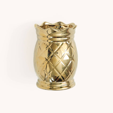 Pineapple Pen Cup, Gold