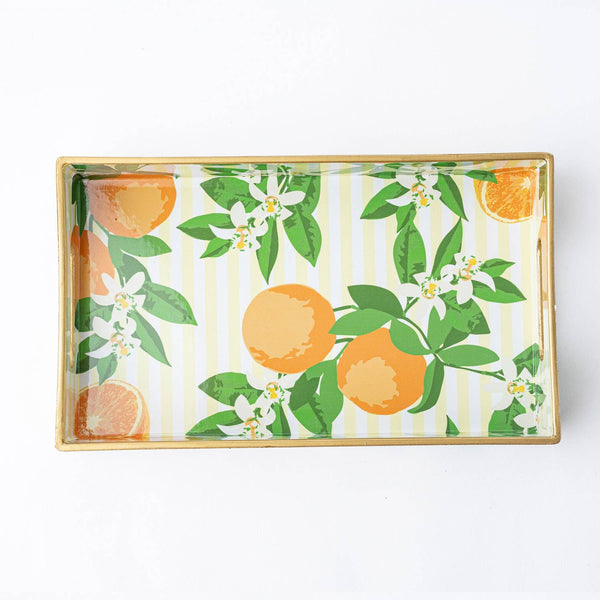 Orange Blossom Vanity Tray