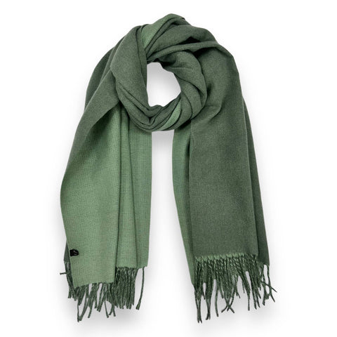 Scarf, Reversible Cashmere Blend : Sage