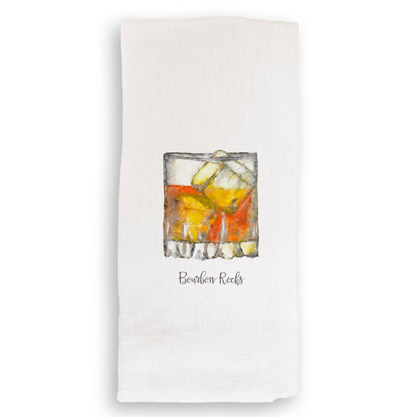 Tea Towel, Bourbon Rocks