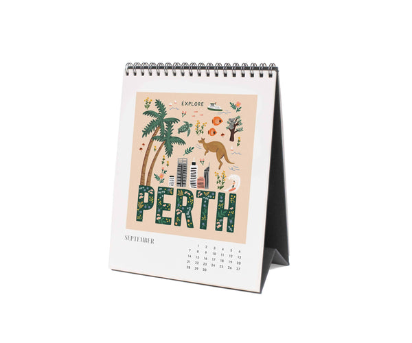 2025 Desk Calendar, Greetings from Around the World