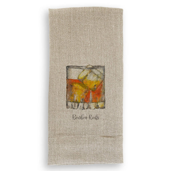 Tea Towel, Bourbon Rocks