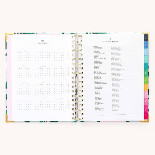 2024-2025 Weekly, Simplified Planner, Savannah Blooms