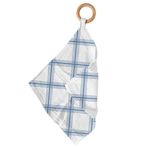 Teether, Blue Buffalo Check Plaid