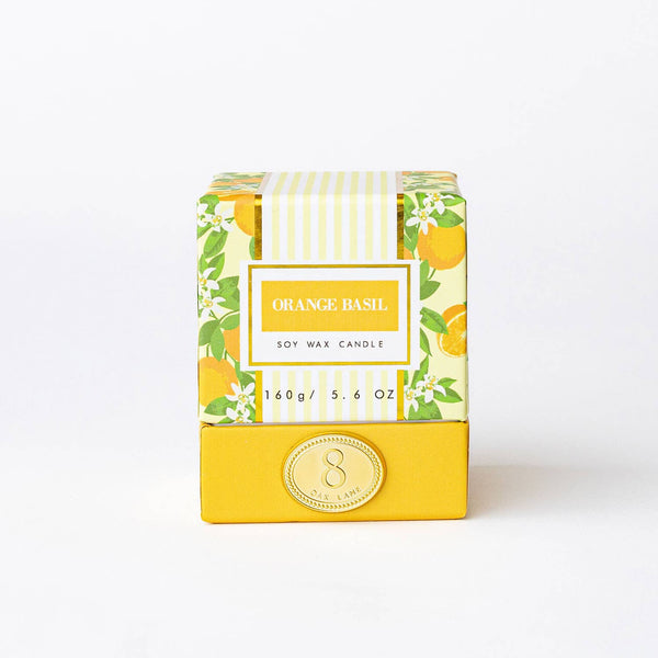 Orange Basil 5.6oz Soy Wax Candle