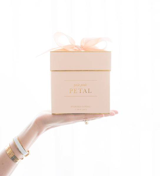 Candle, Pale Pink Petal, Boxed