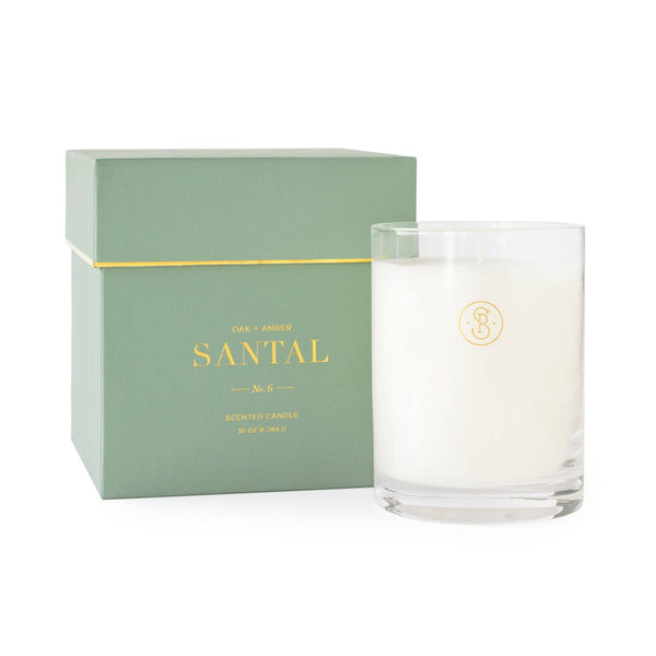 Candle, Oak + Amber Santal, Boxed