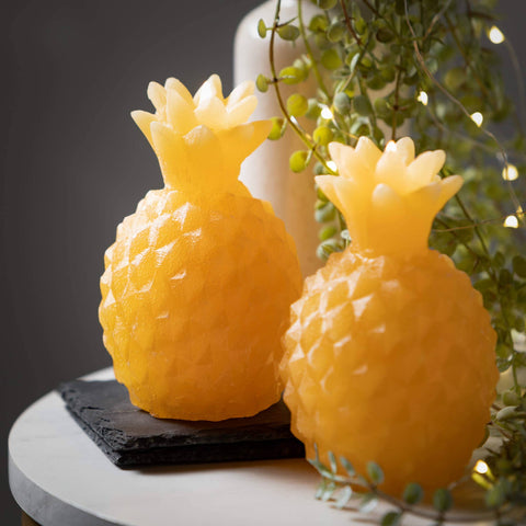 Candle Set/2, Yellow Pineapple Vance Kitira