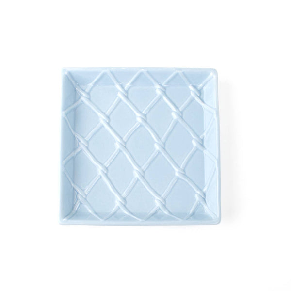 Napkin Tray, Blue Textured