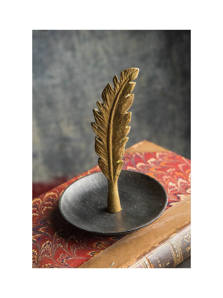 Jewelry/Coin Holder, Feather