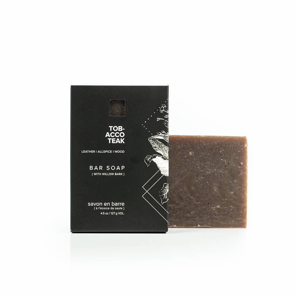 Tobacco Teak Natural Bar Soap