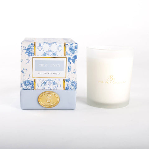 Crisp Linen 5.6oz Soy Wax Candle