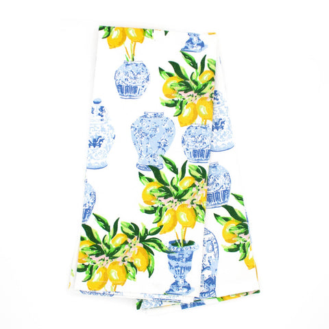 Lemon Ginger Kitchen Towel Set/2