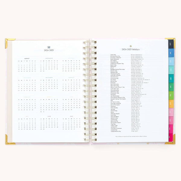 2024-2025 Weekly, Simplified Planner, Blush Block