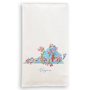 Tea Towel, Floral Virginia