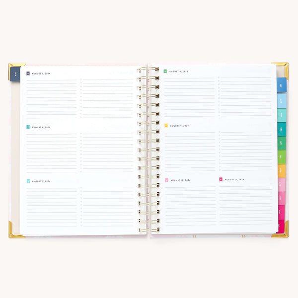 2024-2025 Weekly, Simplified Planner, Blush Block