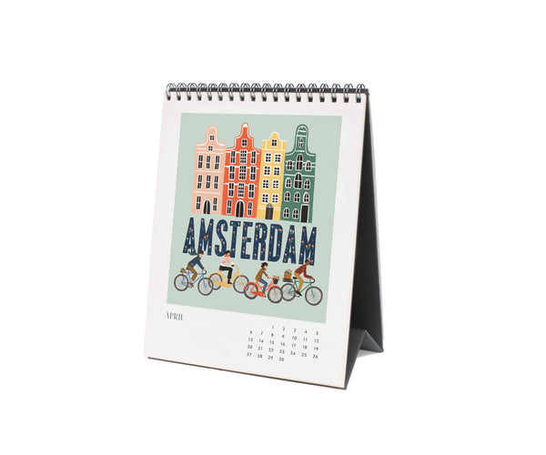 2025 Desk Calendar, Greetings from Around the World