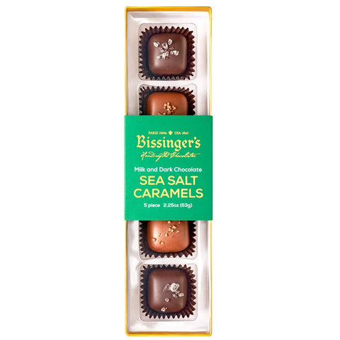 Bissinger's Milk & Dark Sea Salt Caramels  - 5 PC