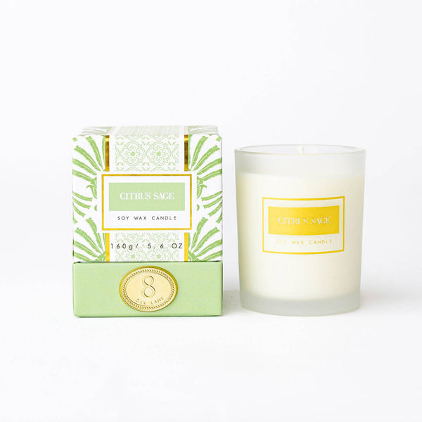 Citrus Sage 5.6oz Soy Wax Candle