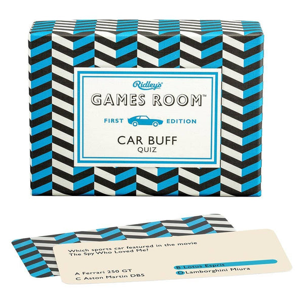 Trivia Cards, Car Buff