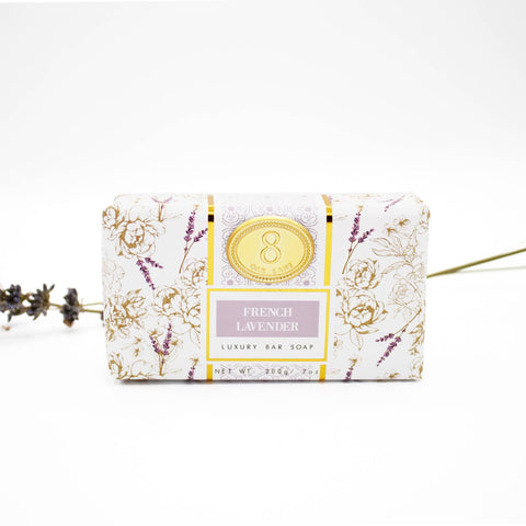 French Lavender Wrapped Bar Soap