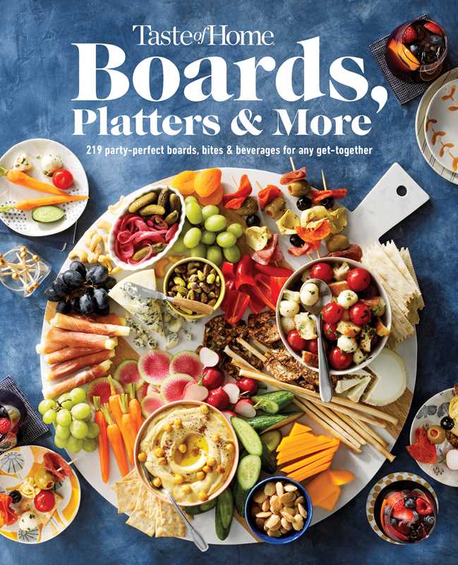 Book, Taste of Home Boards, Platters & More