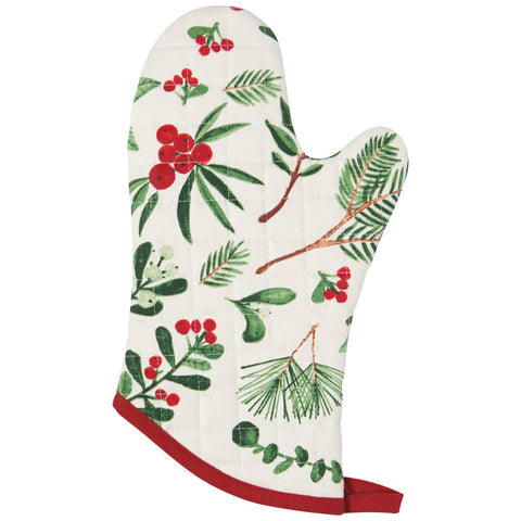 Winterberry Christmas Chef Mitt