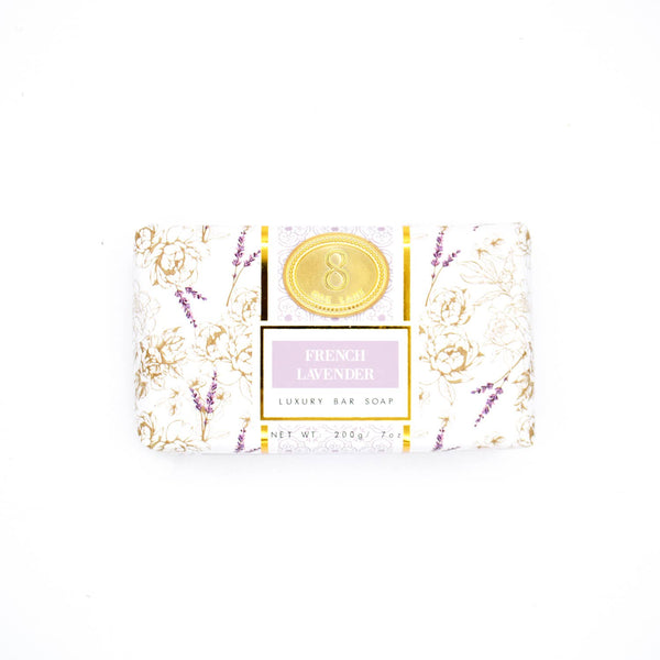 French Lavender Wrapped Bar Soap