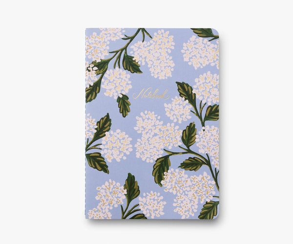 Notebooks, Set/3, Hydrangeas