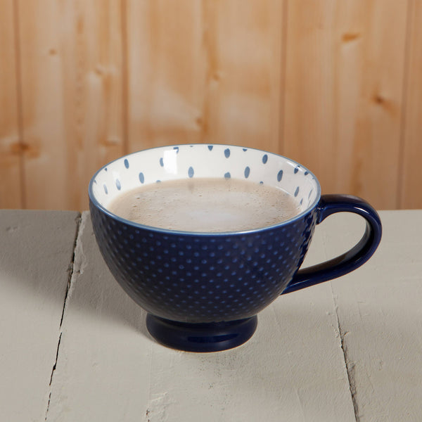 Mug Latte, Ink Blue 14oz