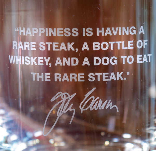 Glass, Rocks, Johnny Carson Quote