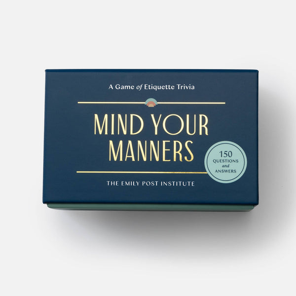 Trivia Cards, Mind Your Manners