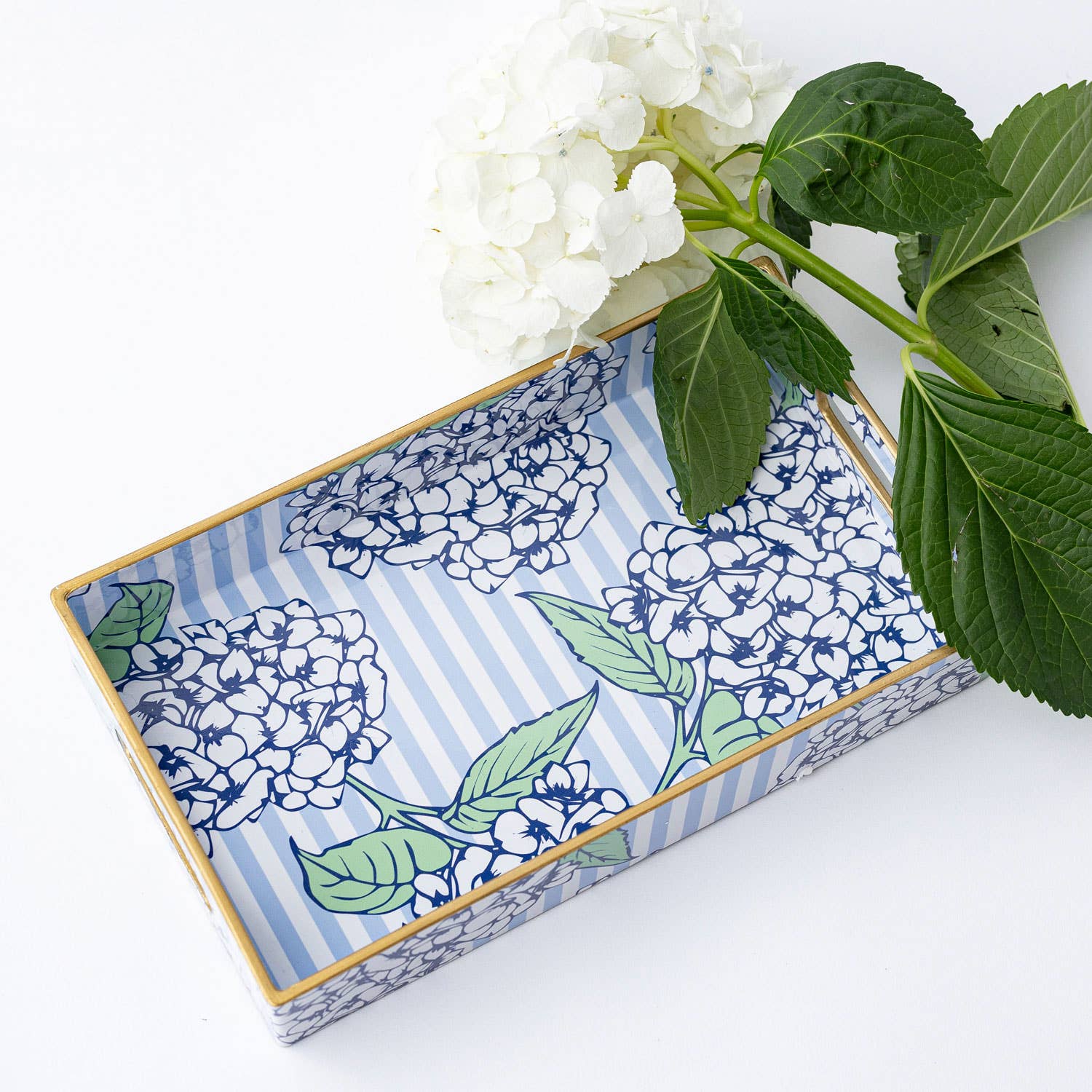 Hydrangea Stem Vanity Tray