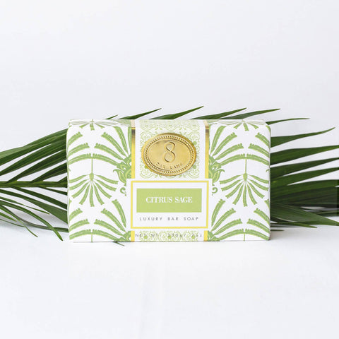 Citrus Sage Wrapped Bar Soap