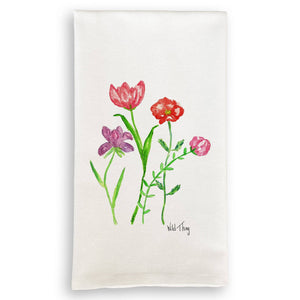 Tea Towel, Flowers: Wild Thing