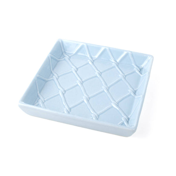 Napkin Tray, Blue Textured