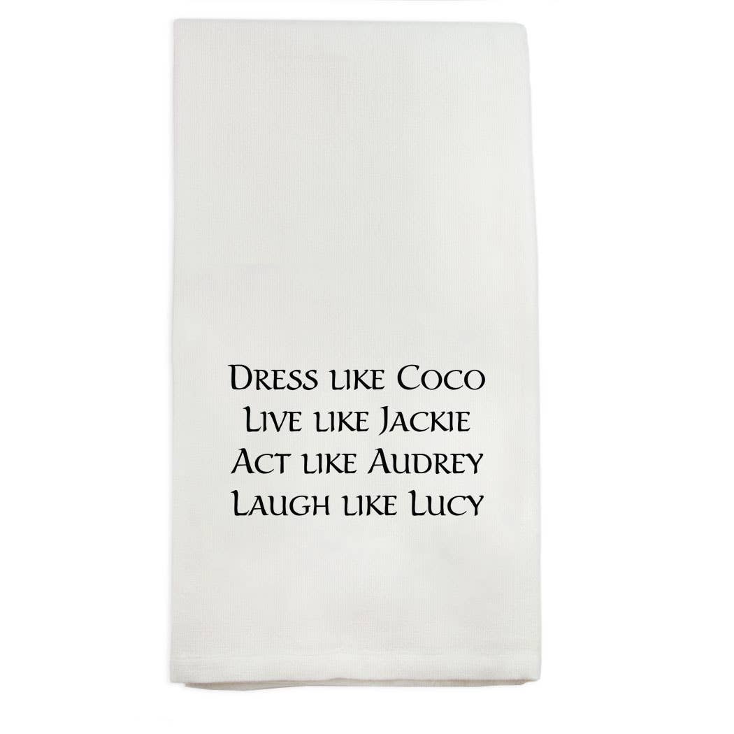 Tea Towel, Dress Like Coco