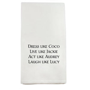 Tea Towel, Dress Like Coco