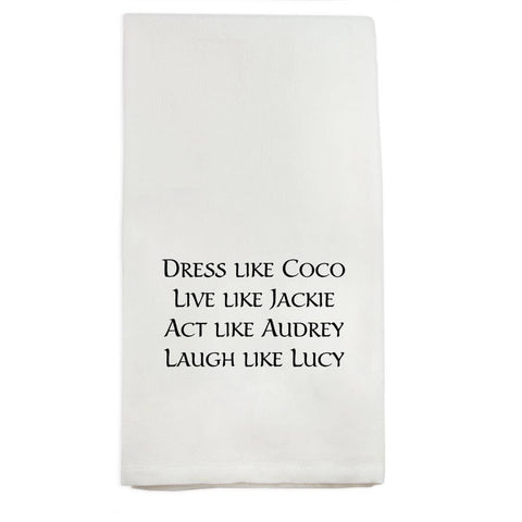 Tea Towel, Dress Like Coco