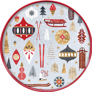 Tray, Alpine Getaway 15" Round